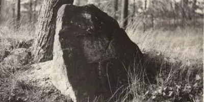 Der Weitz-Stein in den 1950er Jahren