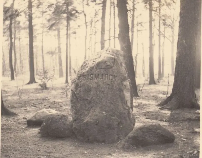 Bismarck-Stein Anfang der 1950er Jahre